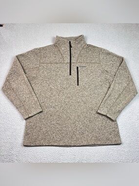 SIMMS Fishing Sweater Men's Size XXL Fleece 1/4 Zip Pullover Outdoor